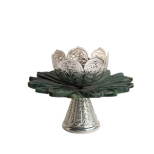 Jungle Flower Pedestal Bowl