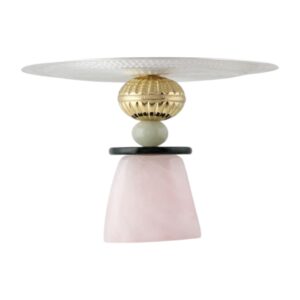 Colors of Bharat- Whirl Wind Large Pedestal Platter 6*6