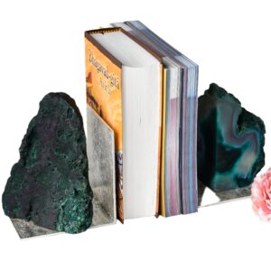 Robin Stand Agate Book Ends