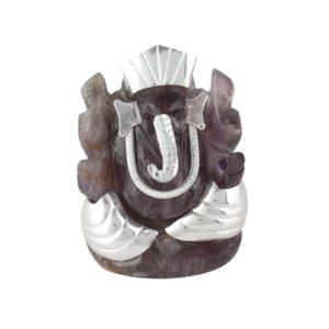 Full Body Small Ganesha Amethyst 3 " (l)