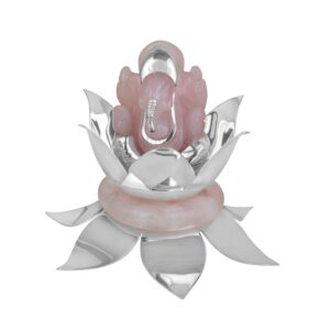 Lotus Ganesha 4-4.5 " Silver 92.5 and Silver Plated