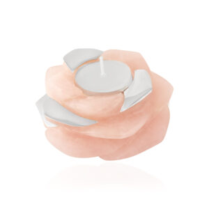 4 inches rose Tealite 4 silver 925
