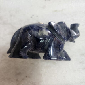 2.15 by 3 inches Sodolite elephant