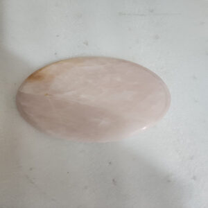 7.75 by 7.75 inches Rose Quartz round platter