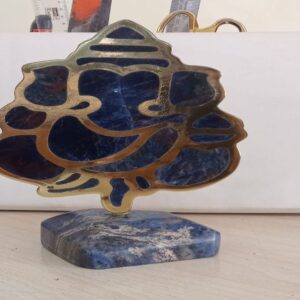 Blue Stone Stand Ganesha 3 "