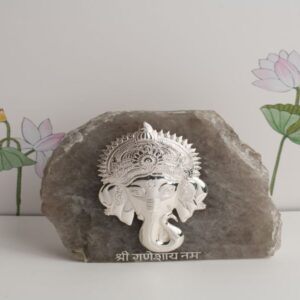 Smokey Quartz (lord Ganesha with Trunk) 5*5"