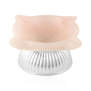Four Sided Rose Deepak Bowl Silver 92.5