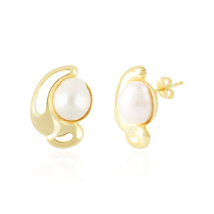 Crawford Studs - Pearl Fresh Water Silver 925
