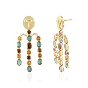 Jungle Dance - Multi Stone Silver 925