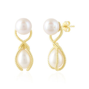 Golden Pearls - Pearl Fresh Water Silver 925