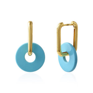 Turqoise Epicenter - Dyed Turquoise Silver 925