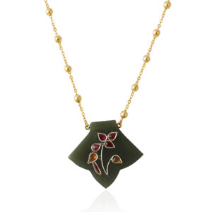 Jardin Pendent - Black Onyx Silver 925