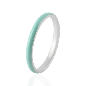 Ring Of Love - Green Enamel Silver 925
