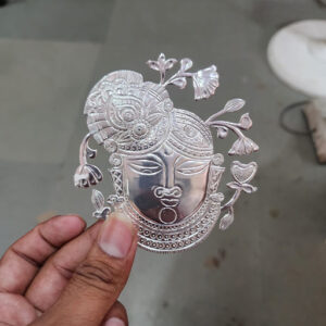 4 by 3.5 inches face wale shree nath ji