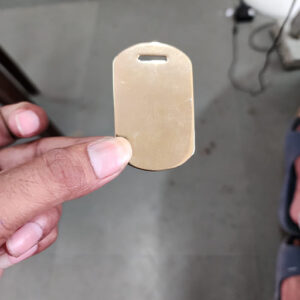2.5 by 1.5 inches bage tags
