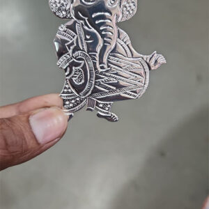 3 inches dhol wale ganesha ji