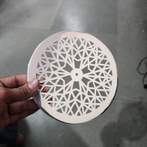 6.5 inches round jali dakhan