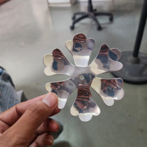 2.5 inches flower patti
