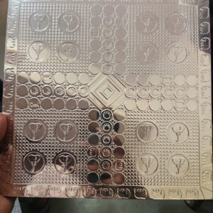 10 by 10 inches ludo plate